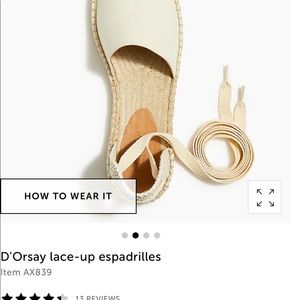 Jcrew espadrilles flats perfect for summer Size 10